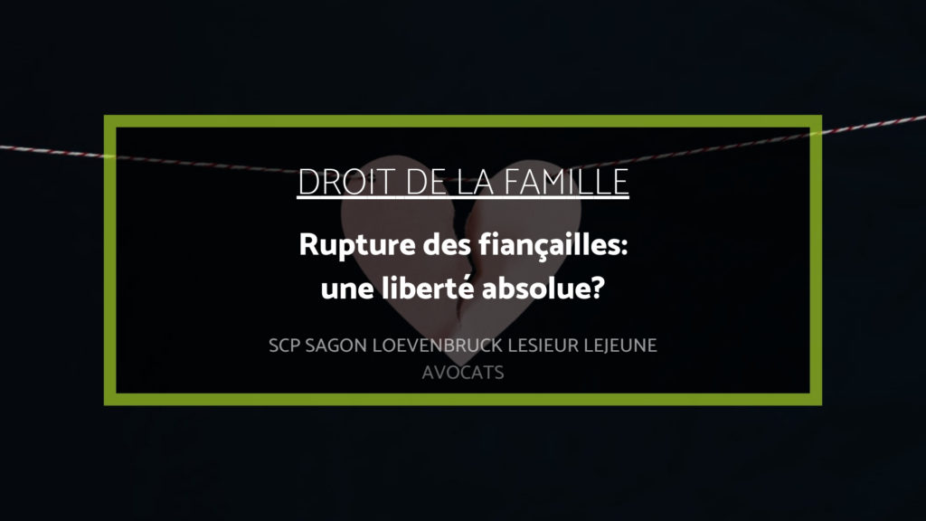 rupture des fiançailles